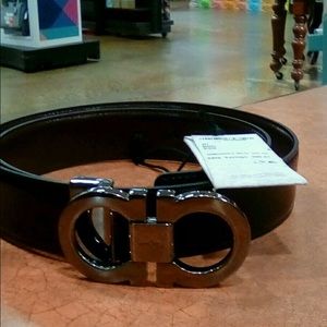 mens ferragamo belt